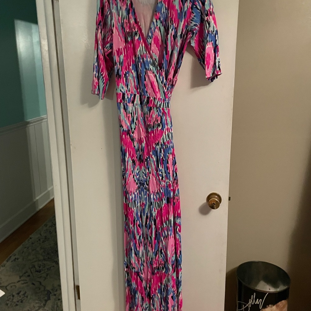Lilly Pulitzer Marvista Maxi Wrap Dress